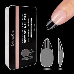 MelodySusie GelX Medium Almond Nail Tips